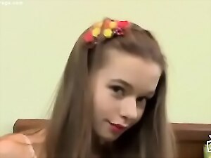 Beatiful  milena d sunna russian teenager dance